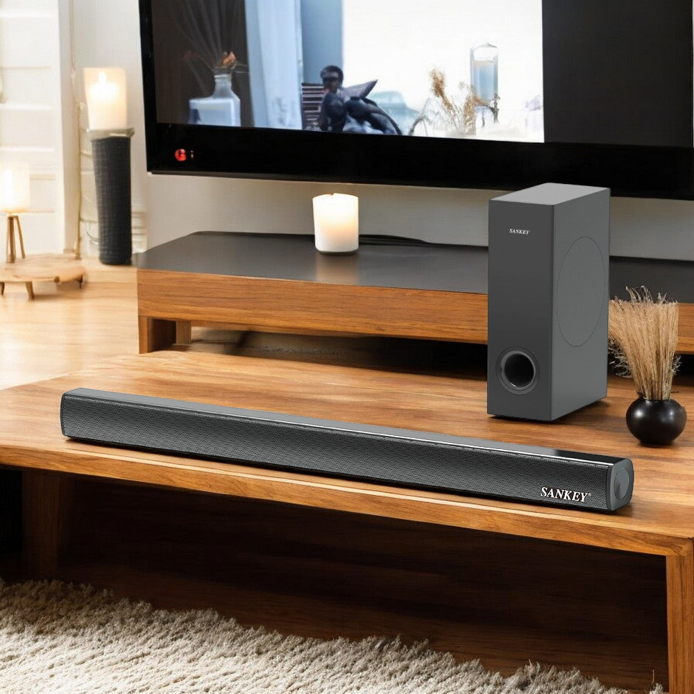 Barra de Sonido Sankey Con Subwoofer 2.1 Canales / HMT-66BAR/HMT-66SUB