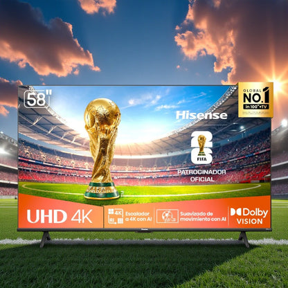 Televisor Hisense 58" Uhd Smart 4K - 58A6NV