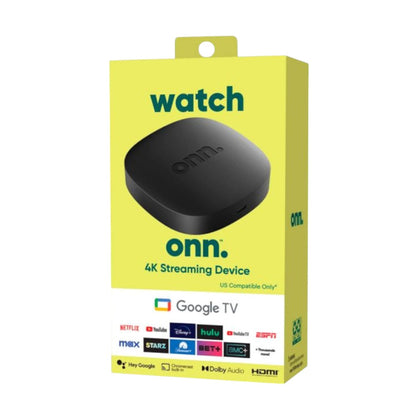 Caja de Transmisión Onn / Google TV / 4K