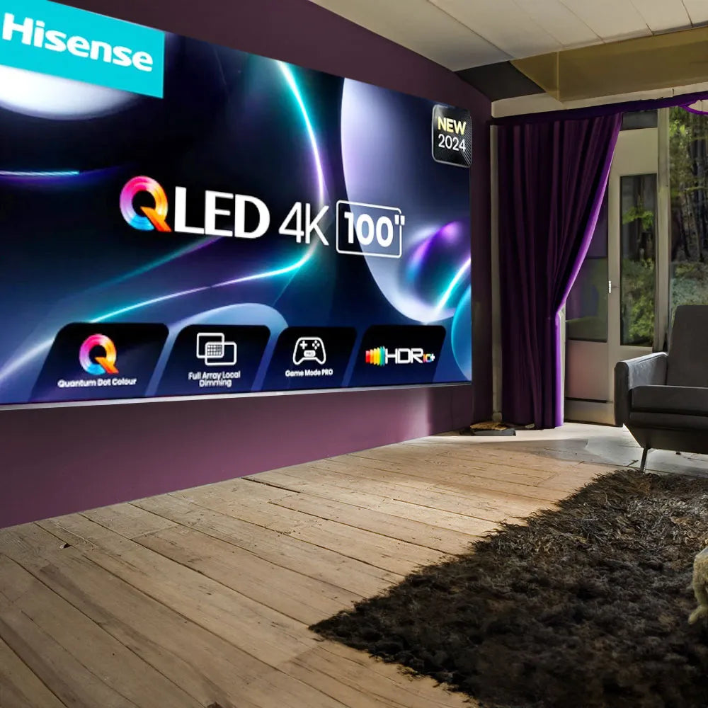 Televisor Hisense de 100" / Qled / 4K / Google TV