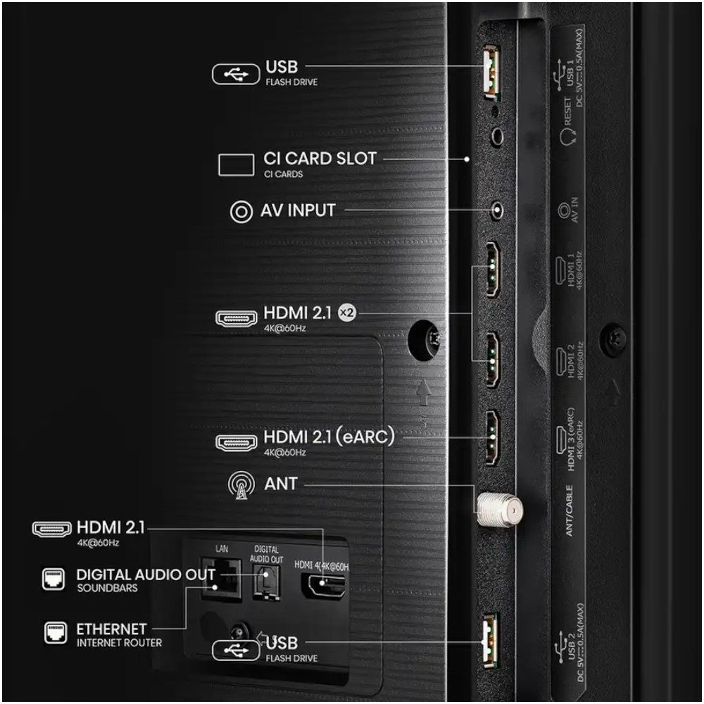 Televisor Hisense de 75" / 75Q6N / QLED / UHD / SMART / 4K