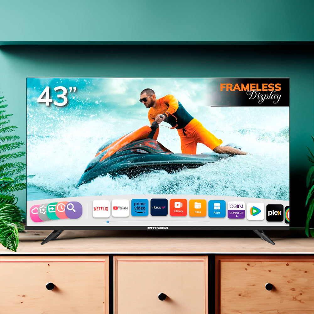Televisor Premier de 43" / Fhd / Smart / c/Dvb-t2 / Sin Marco