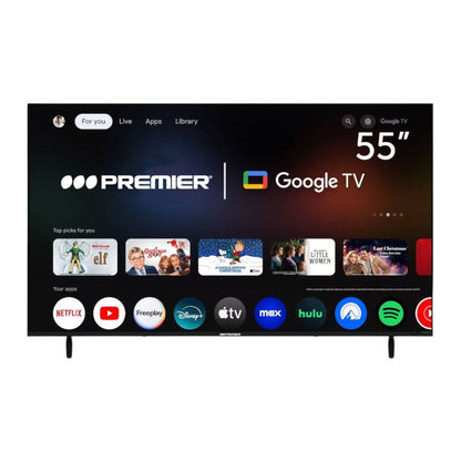 Televisor Premier 55" Smart UHD | Sin Marco | DVB-T2