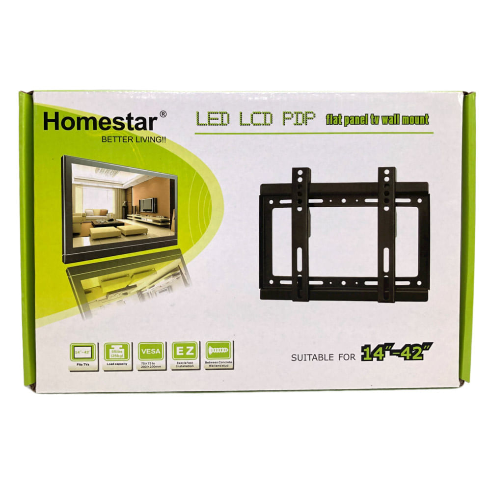 Soporte de Pared Homestar Para Televisión de 14" a 42"