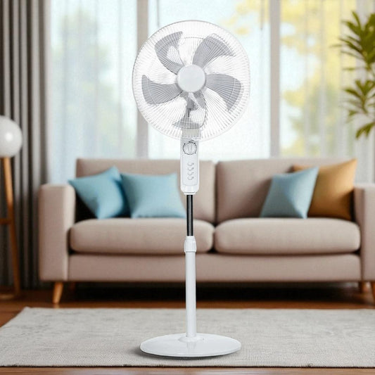 Abanico de Pedestal Sankey 5 Aspas de 16"