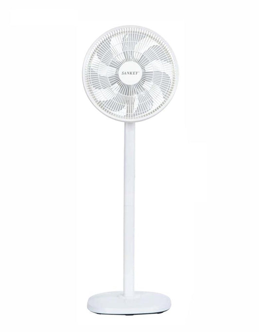 Abanico Pedestal 16" Sankey Blanco
