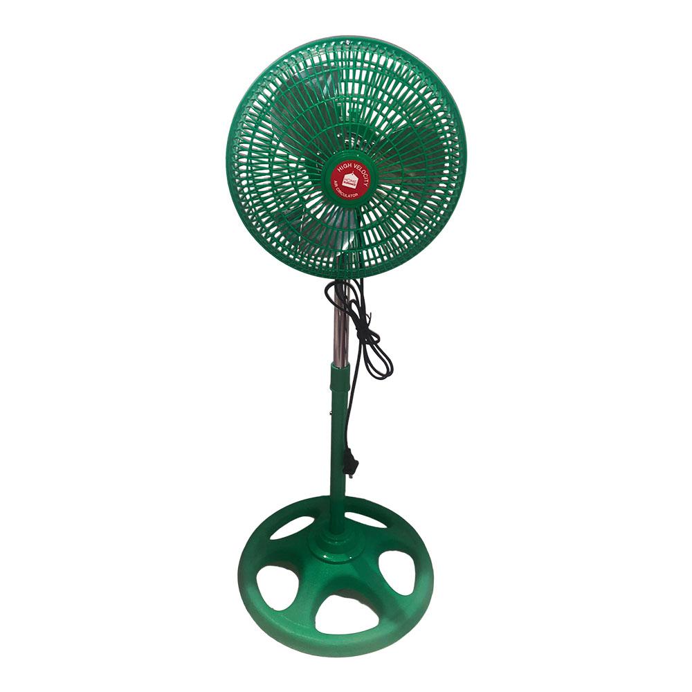Abanico Pedestal Home Elegance 10" Metal Green