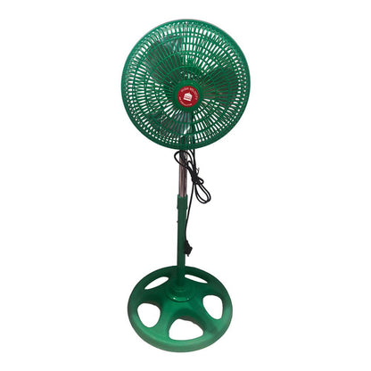 Abanico Pedestal Home Elegance 10" Metal Green