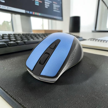 Mouse Óptico Inalámbrico X-Tech Azul