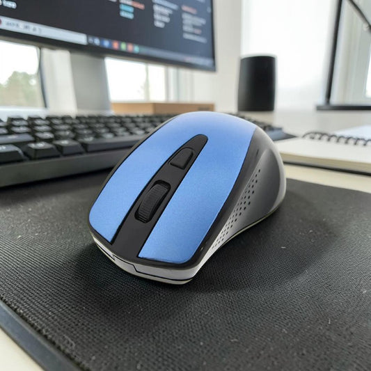 Mouse Óptico Inalámbrico X-Tech Azul