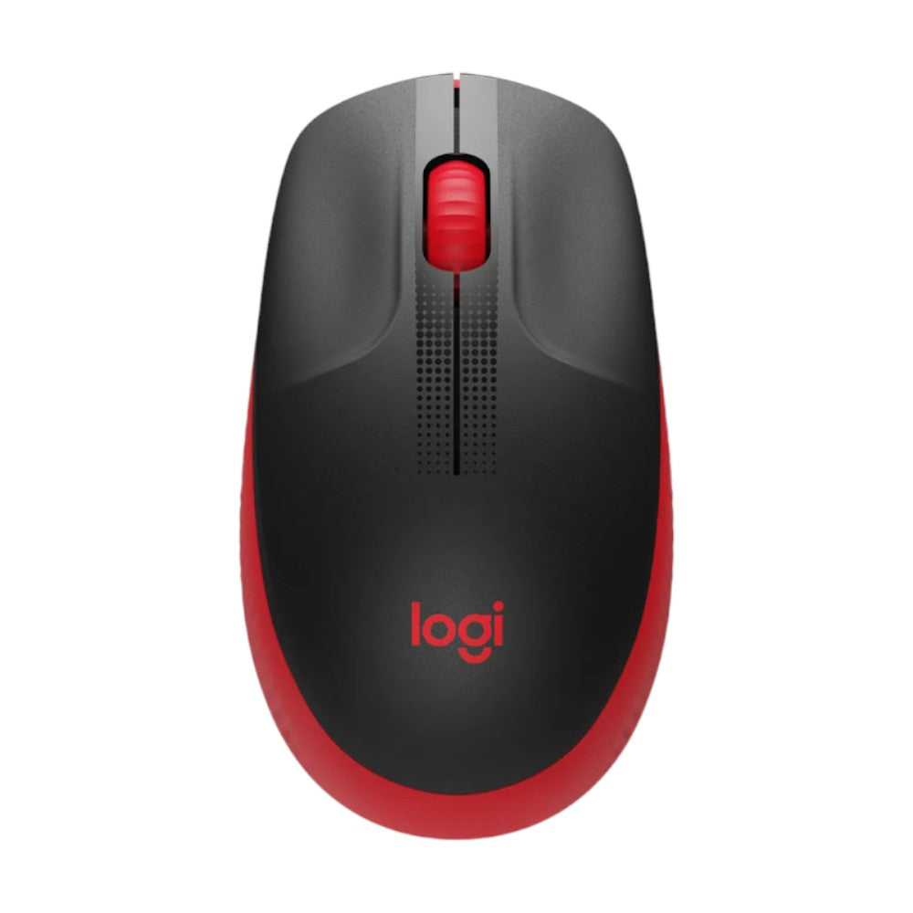 Mouse Inalámbrico Logitech M190 - Rojo