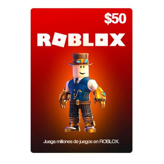 Tarjeta Digital Roblox $50