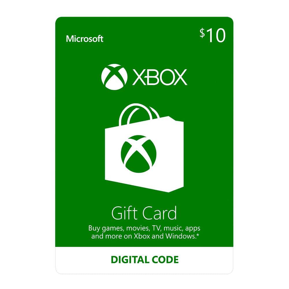 Tarjeta Digital Xbox Live de $10