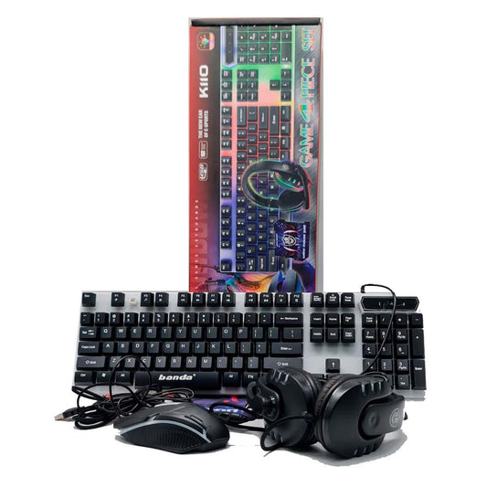 Combo KR Gaming RGB K110 Set 4 Piezas