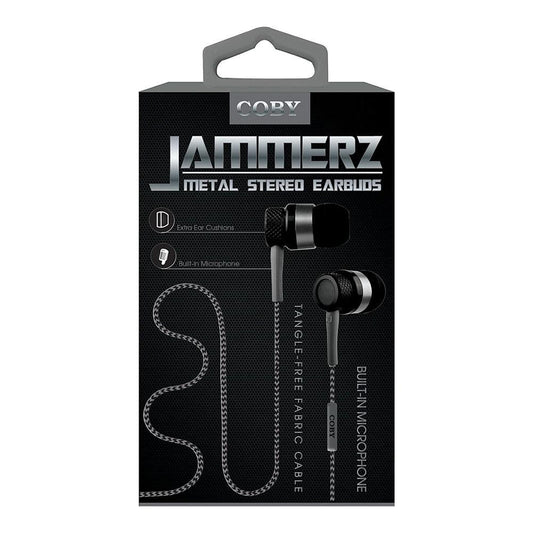 Audífonos Estéreo Jammerz Coby Metálicos Negro