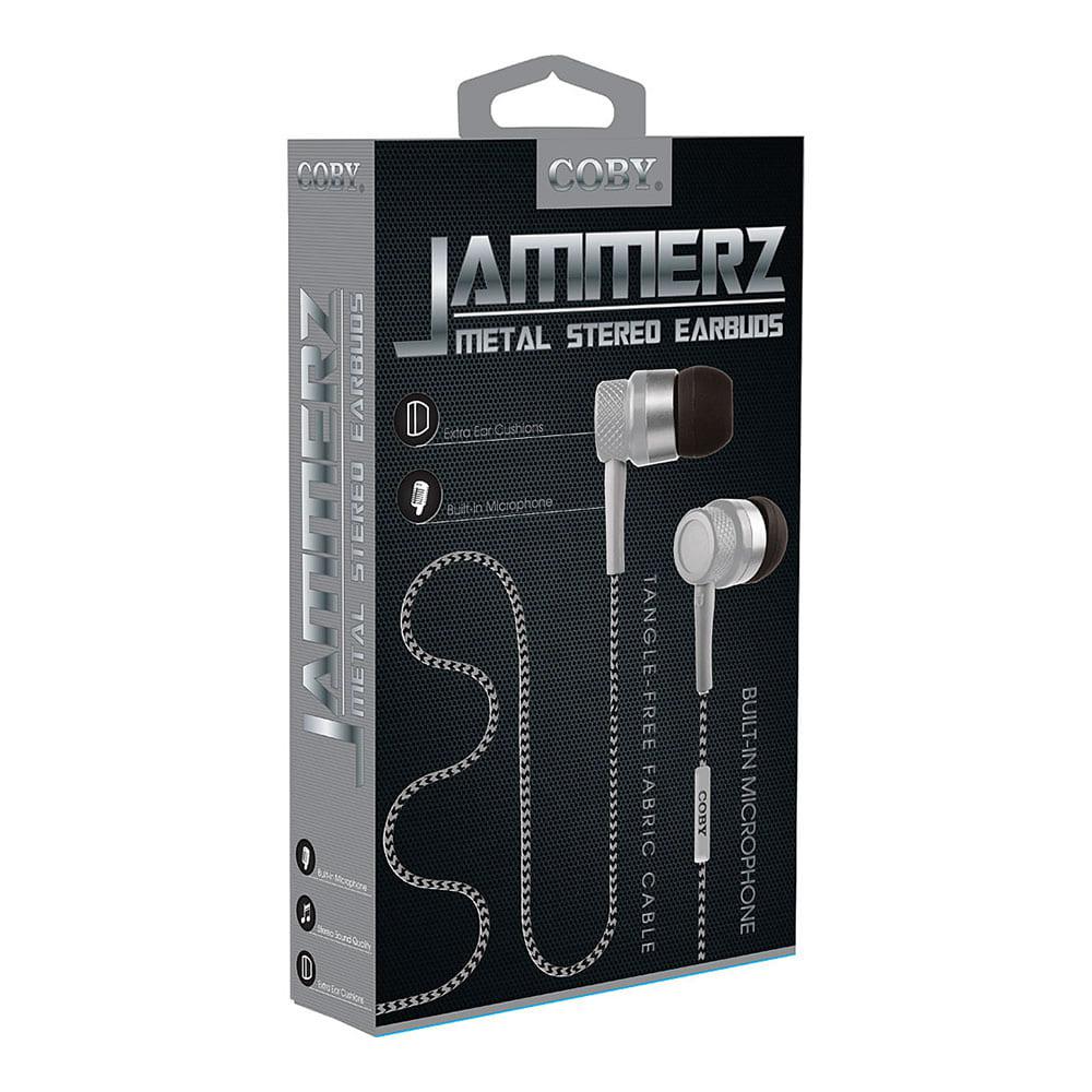 Audífonos Estéreo Jammerz Coby Metálicos Plateado