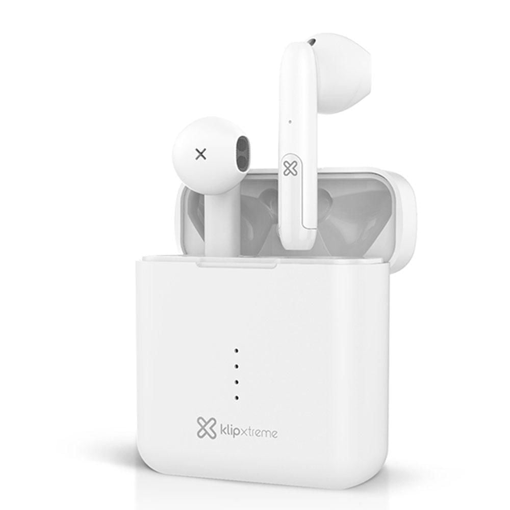 Audífonos Inalámbricos Klip Xtreme Twin Touch White
