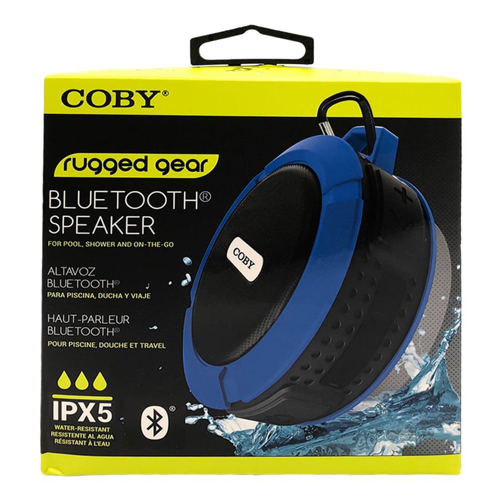 Bocina Inalámbrica Coby Bluetooth a Prueba de Agua Azul