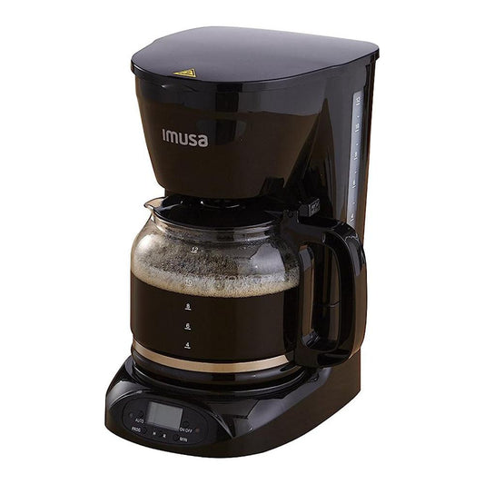 Cafetera Imusa Programable 950W 12Tz Blk