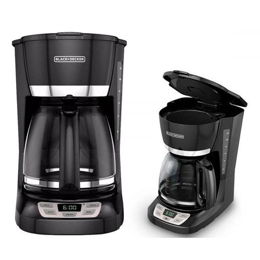 Cafetera Eléctrica Black & Decker de 12 Tazas Programable