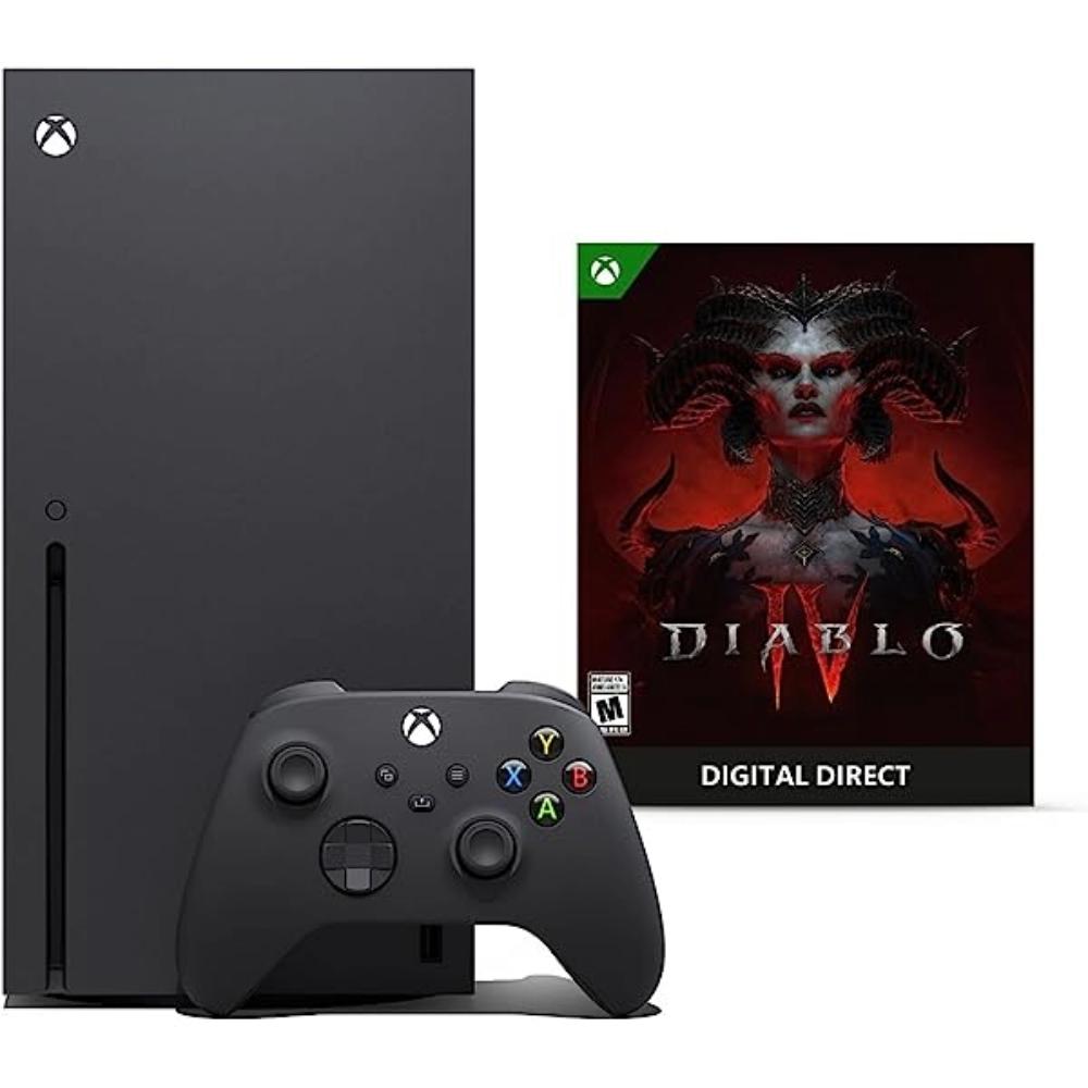 Consola Microsoft Xbox Series X de 1TB, Paquete Diablo IV/Negro.