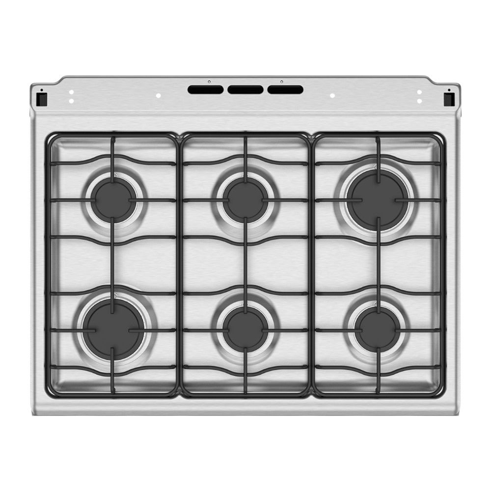 Estufa a Gas Mabe de 30" / Gris / 6 Quemadores