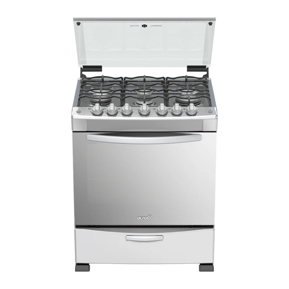 Estufa A Gas Acros de 30" /  6 Quemadores / Acero Inoxidable