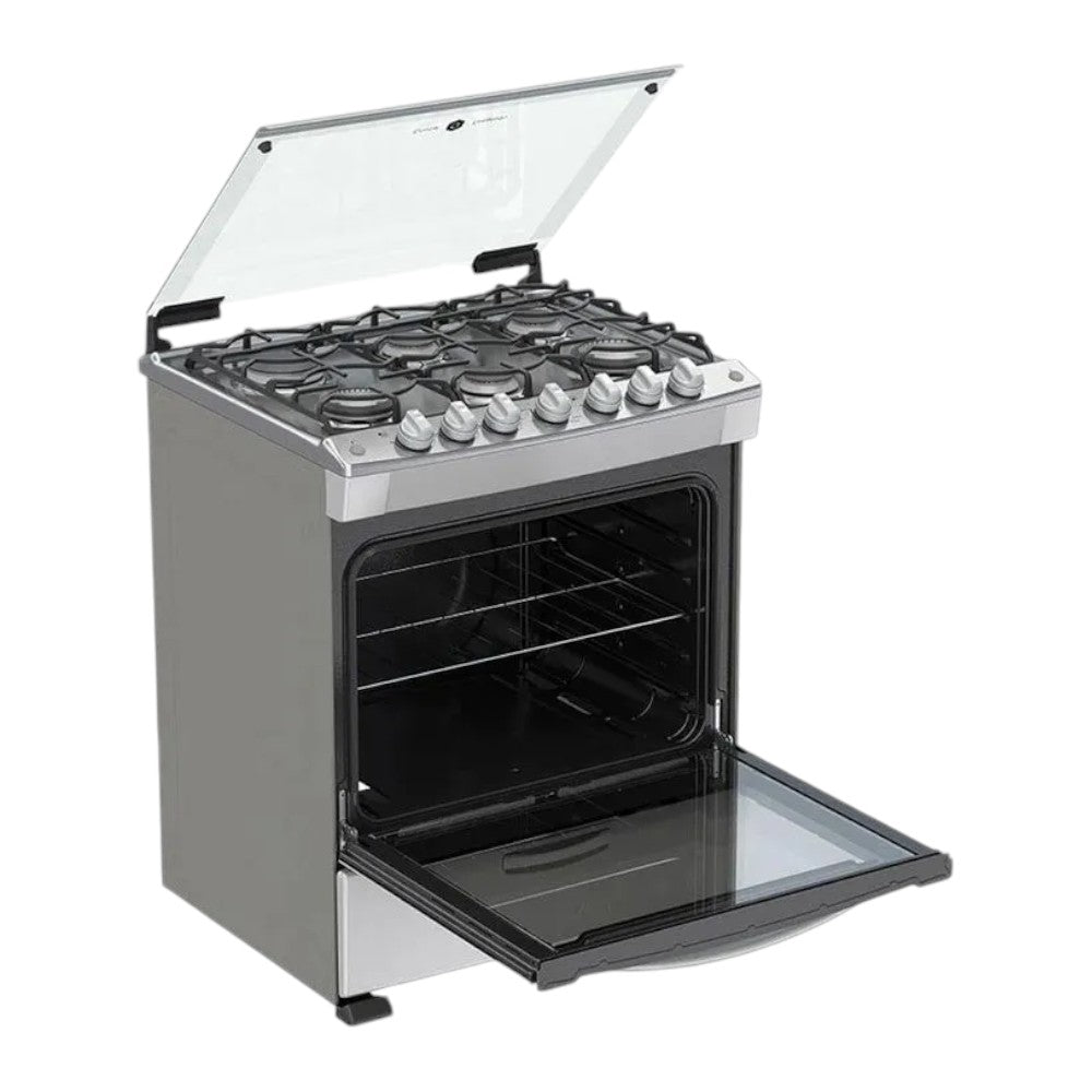 Estufa A Gas Acros de 30" /  6 Quemadores / Acero Inoxidable