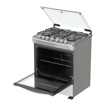 Estufa A Gas Acros de 30" /  6 Quemadores / Acero Inoxidable
