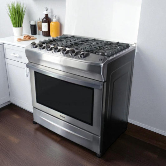 Estufa A Gas Rca 30" / Tapa de Vidrio / 6 Quemadores