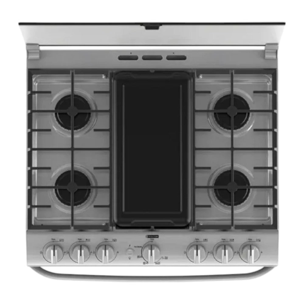 Estufa A Gas Mabe de 30" / 6 Quemadores / Silver