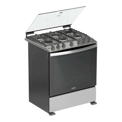Estufa A Gas Whirlpool 30" / 6 Quemadores / Acero Inoxidable