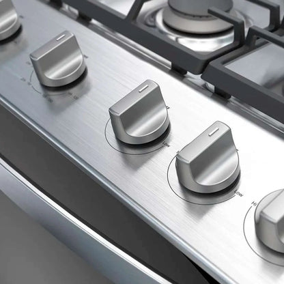 Estufa A Gas Whirlpool 30" / 6 Quemadores / Acero Inoxidable
