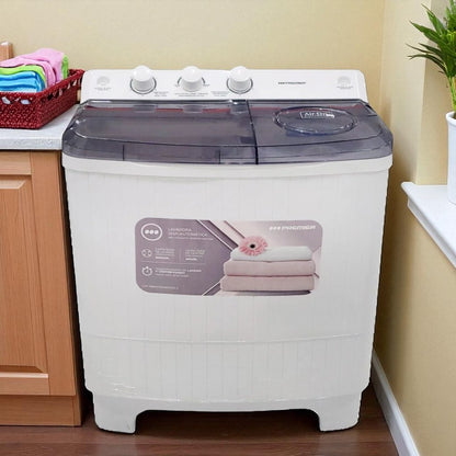 Lavadora Premier Semi-Automática 9Kg / Blanca / Barril-Doble