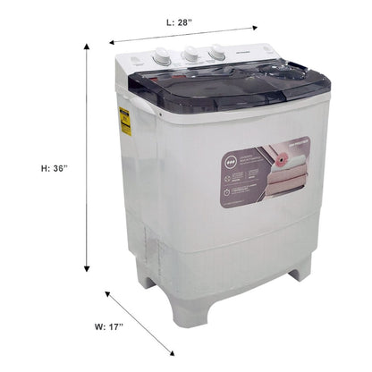 Lavadora Premier Semi-Automática 9Kg / Blanca / Barril-Doble