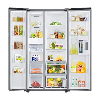 Refrigerador Samsung SbS 23pc / Con Dispensador Inverter Blu/Wht