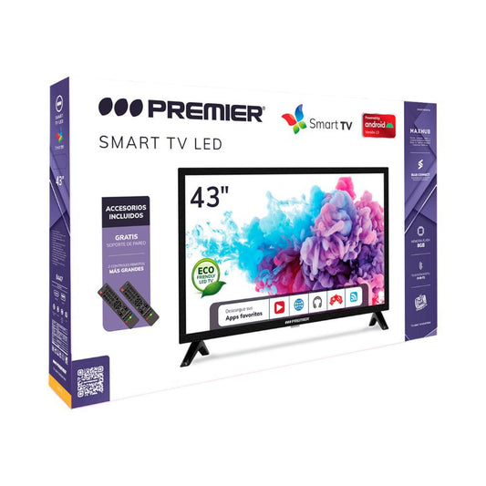 Televisor Premier Smart Dvbt2 43” Negro