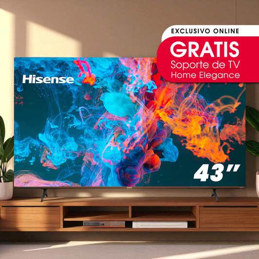 Televisor Hisense 43A61KV de 43 pulg UHD 4K con Dolby Vision, Atmos, VIDAA TV, en el Titán Panamá.