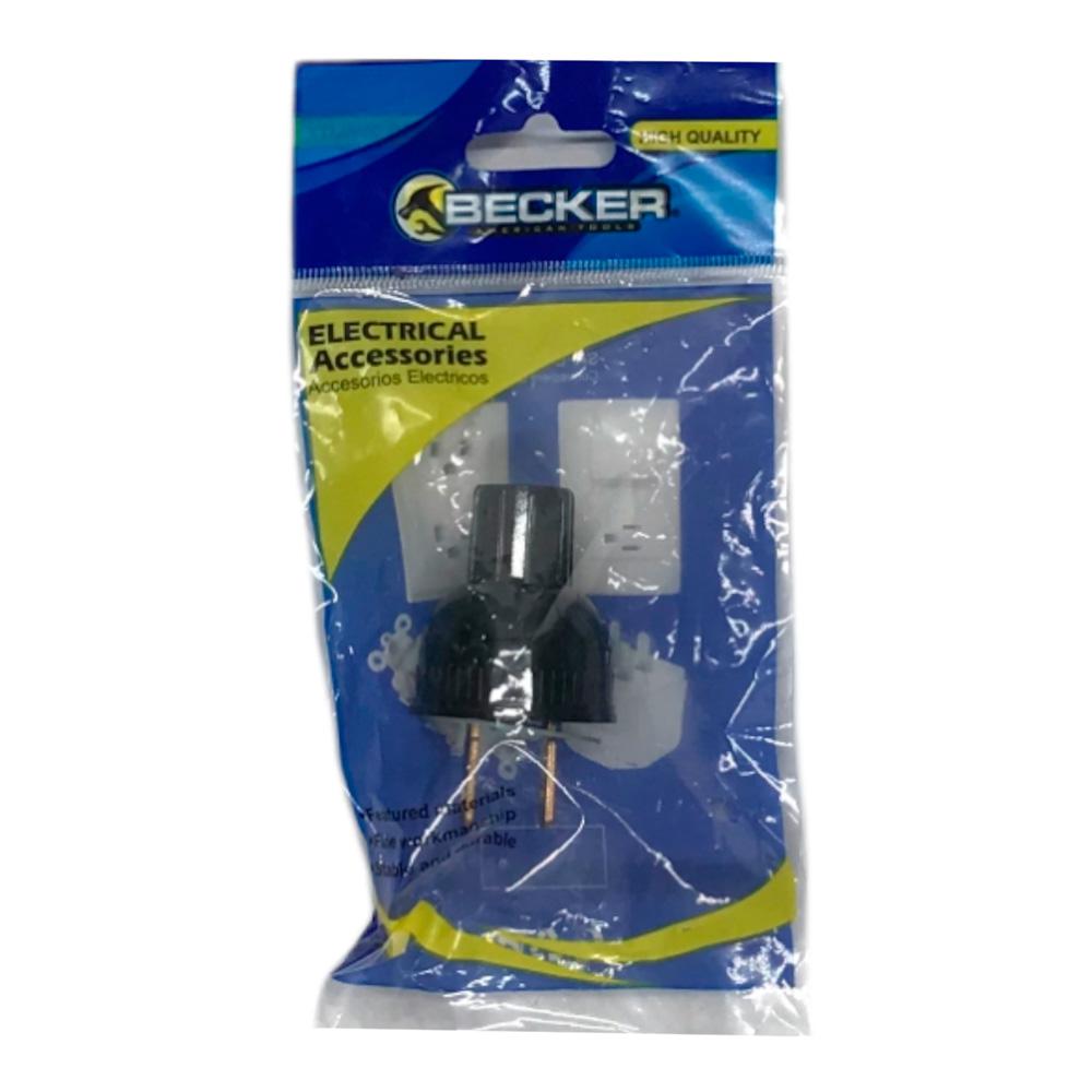 Enchufe Becker 2 Patas Macho