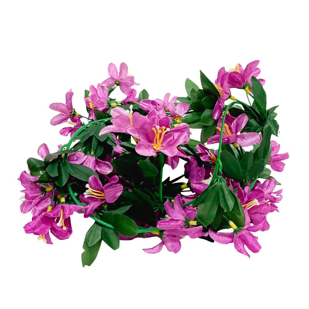Enredadera decorativa Home Elegance con flores coloridas de 230 cm.
