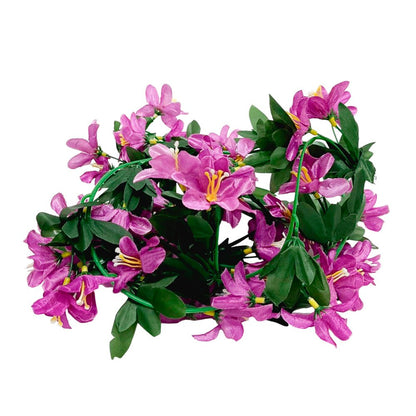 Enredadera decorativa Home Elegance con flores coloridas de 230 cm.