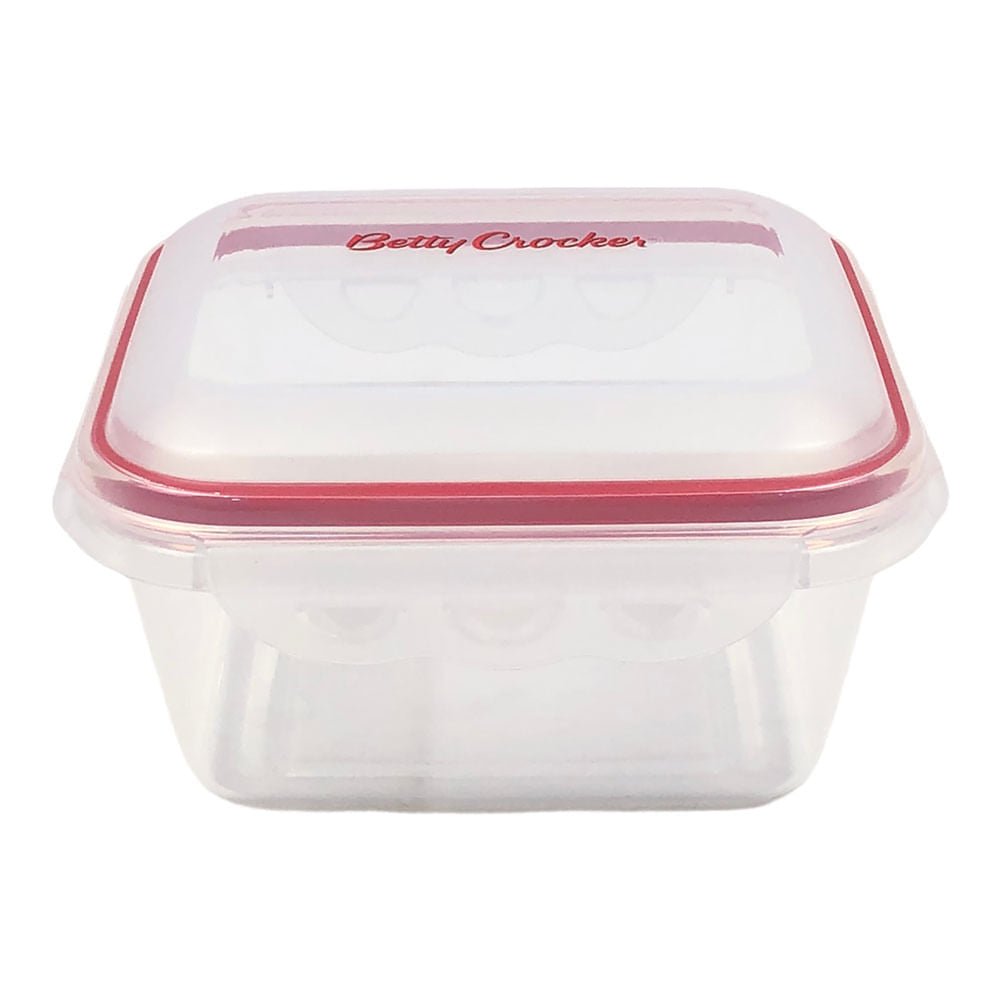 Envase Betty Crocker Plastico Cuadrado 900 ml - Unico