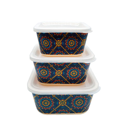 Envase Cuadrado de Bamboo Silver One Set 3 Piezas - Surtido - Silver One - Titan.com.pa - 848496070554