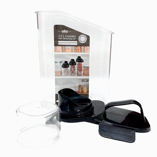 Envase De Acrílico 2.5 L Con Tapa Medidora Para Almacenar - Diamond Home - Diamond Home - Titan.com.pa - 840428420840