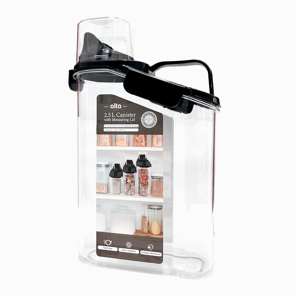 Envase De Acrílico 2.5 L Con Tapa Medidora Para Almacenar - Diamond Home - Diamond Home - Titan.com.pa - 840428420840