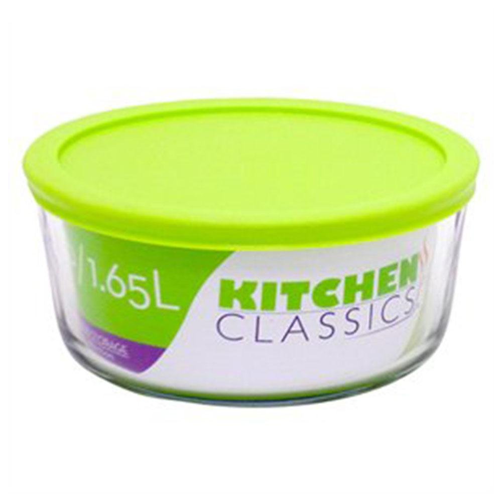 Envase de Vidrio Kitchen Classics Con Tapa 1.65 L