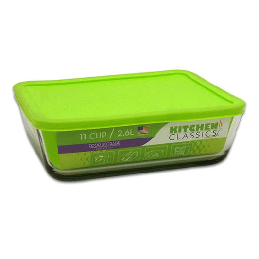 Envase de Vidrio Kitchen Classics Rectangular Con Tapa