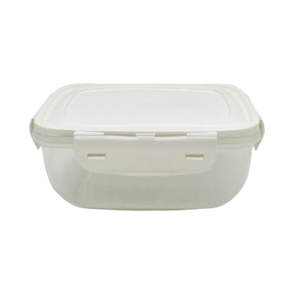 Envase Plástico Bager Plastik Rectangular Con Tapa/ Chico