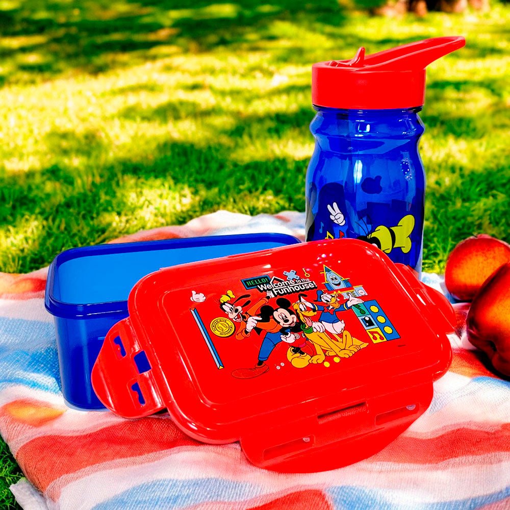 Envase Plástico de 600 Ml Mickey Mouse / Con Botella - Mickey Mouse - Titan.com.pa - 7450122086414