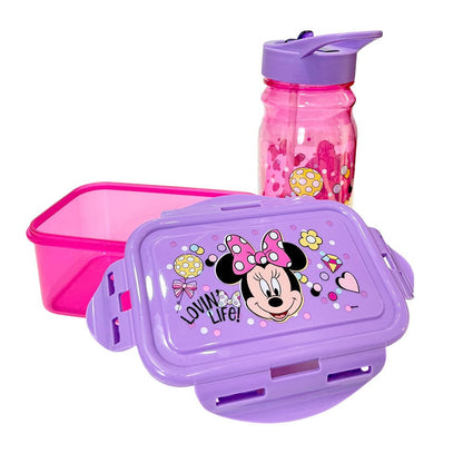 Envase Plástico de 600 Ml Minnie Mouse Con Botella - Minnie Mouse - Titan.com.pa - 7450122086421